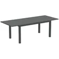 Outsunny Gartentisch, Grau, Metall, 90x73x220 cm, Gartenmöbel, Gartentische, Gartentische