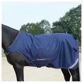 Bucas Pferde-Regendecke Bucas Therapy Walker 0g - Navy/Orange 145 cm