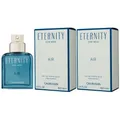 Calvin Klein Eternity Air for Men - Man 2 x 100 ml Eau de Toilette EDT Set