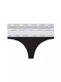 Calvin Klein Damen Strings Modern Logo Tangas, Mehrfarbig (Black/White/Grey Heather), M
