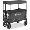 Sekey Bollerwagen XXL FW88, faltbar, 150kg Traglast, 97 x 51 x 95,5cm (L/B/H), grau