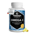Omega 3 Kapseln hochdosiert, 400 mg EPA & 300 mg DHA in Triglycerid-Form für 3 Monate, 1 Kapsel pro Tag, 1000 mg Fischöl aus nachhaltigem Fischfang, höchste Bioverfügbarkeit, Made in Germany