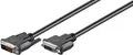 DVI-D Full HD-Verlängerungskabel Dual Link, vernickelt, Schwarz, 2 m