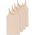 SCHIESSER Damen Trägertop, 4er Pack - Single Jersey, Serie 95/5, uni