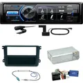 JVC KD-X561DBT DAB+ Bluetooth USB Einbauset für EOS Polo Caddy Amarok Scirocco