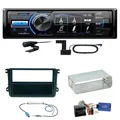 JVC KD-X561DBT DAB+ Bluetooth USB Einbauset für EOS Polo Caddy Amarok Scirocco