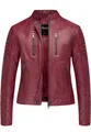 REPUBLIX Lederjacke MYRNA Echtleder Damen Biker Zipper Jacke
