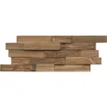 INDO Wandverblender "INDO TEAK", teak, unbehandelt, Holz, Stärke: 20 mm - braun