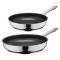 WMF 7116001759, Rund, Allzweckpfanne, Edelstahl, Edelstahl, 2 Stück(e) - Silber