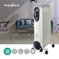 Elektroheizung Ölradiator Heizkörper Heizgerät Rollen mobil 3 Stufen Thermostat