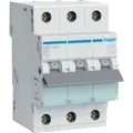 Hager Leitungsschutzschalter MBN320, Typ B, 20A, 230V/400V AC, 6kA Abschaltvermögen, 3-polig