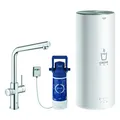 GROHE Armatur und Boiler Red Duo 30325, L-Size, L-Auslauf, chrom (30325001)