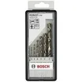 Bosch Robust Line HSS-Co, DIN 338 - Bohrersatz - für Metall - 6 Stücke - 5 mm, 6 mm, 8 mm, 4 mm, 3 mm, 2 mm