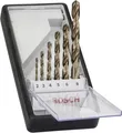 Bosch Metallbohrer-Set Robust Line HSS-Co 6-teilig Rundschaft  Metallbohrer