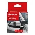 fischer Universal Tape Strong Gewebeband, 25 m x 48 mm, extrem starkes Gewebeband für den Innen- & Außenbereich, Allzweckklebeband mit hoher Zugfestigkeit, witterungs- & wetterbeständig