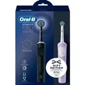 Oral-b Vitality Pro D103 Duo Black/lilac Violet Elektrische Zahnbürste Für Jugendliche