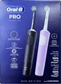 Oral-B Vitality Pro Duopack Type 3575 Elektrische Zahnbürste Violett, Schwarz