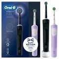 Oral-B elektrische Zahnbürste Vitality Pro D103 Duo schwarzes + lilanes Handst.