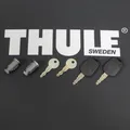 Thule 4x Ersatzschlüssel +Schloß Premium N094 für Dachträger Boxen Fahrradträger