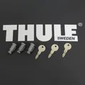 Thule 3x Ersatzschlüssel +Schloß Stahl N094 für Dachträger Boxen Fahrradträger