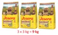 JOSERA Mini Duck & Potato 9 kg (3 x 3 kg) - getreidefreies Hundefutter mit Ente