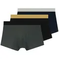 BOSS Trunk 3er Pack Trunk MetallicM G (3-St) mit gemustertem Bund bunt L