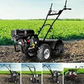 BRAST® Motorhacke Gartenfräse Benzin | 1,9kW(2,6PS)-5,15kW(7PS) | 25-85cm Arbeitsbreite | 6 Modelle | Stahlrahmen Transportrad & kabellos | für kleine bis sehr große Grundstücke | BRB-AF 7500 B&S