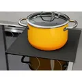 FireMat Küchenorganizer-Set FireMat Black Edition. Feuerfeste Unterlage für Induktionsherde, feuerfeste Unterlage TÜV Süd Zertifziert schwarz 35 cm x 65 cm