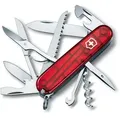 Victorinox Huntsman Taschenmesser - STK - Rot Transparent