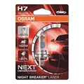 Osram NIGHT BREAKER LASER H7, +150% mehr Helligkeit, Halogen-Scheinwerferlampe, 64210NL-01B, 12V PKW, Single Blister (1 Lampe)