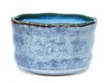 MAOCI Matcha Tee-Schale Chawan 350ml blau-weiß aus Porzellan