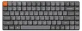 Keychron K3 Max, 75%, Kabellos, USB + RF Wireless + Bluetooth, Mechanischer Switch, RGB-LED, Grau