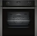 Neff B1ACE2AG3 N50  Einbaubackofen, 59,4 cm breit, 71 L, Kindersicherung, Pizzafunktion, Schnellaufheizen, 7 Heizarten, Graphite-Grey