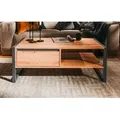Couchtisch Denver | Artisan Oak / anthrazit | Industrial Look - Braun/Schwarz