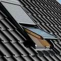 VELUX Elektro-Rollladen SML 0000S Aluminium Dunkelgrau, 55x78 cm (CK02)