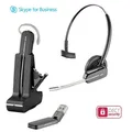 Gebrauchte Plantronics Savi W445-M Convertible Kabellos USB PC Headset 83372-12