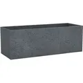 Scheurich - C-cube Long 80, Pflanzgefäß/blumentopf/pflanzkübel, Rechteckig, Aus Kunststoff Farbe: Stony Black, 79 Cm Breite, 29 Cm Tiefe, 27,4 Cm Hoch, 35 L Vol.