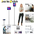 Minimalistischer 360° Tablet Ständer aus Metall für iPad & Co., Höhenverstellbar
