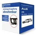 Auto Hak Anhängerkupplung abnehmbar für AUDI A8 Typ 4E AHK NEU