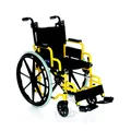 Ardea One Klappbarer Rollstuhl-Kinderwagen Kiddy für behinderte Kinder Gelb