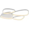 SCHÖNER WOHNEN-Kollektion LED-Deckenleuchte Pebbles Alu, Eisen, Stahl & Metall Weiß