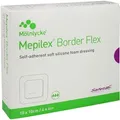 Mepilex Border Flex 10x10 cm Schaumverband Haft. 10 ST