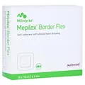 Mepilex Schaumverband Border Flex haftend 10x10 cm
