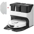 Roborock Saugroboter S7 Max Ultra, 60,00 W, 5500 Pa, Mit Selbstreinigend, selbsttrocknend, Upgrade zur Hindernisvermeidung, App und Sprachsteuerung (Upgrade von S7 Pro Ultra, VS S8 Pro Utra) weiß