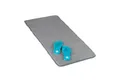 relaxdays Badematte Memoryschaum Badematte in Grau, Höhe 15 mm, Polyester, 50x120cm