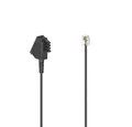 Hama Telefonkabel, TAE-F-Stecker - Modular-Stecker 6p4c, 6 m, Schwarz Telefonkabel