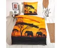 TRAUMSCHLAF Bettwäsche Afrika, Mako Satin, 2 teilig, traumhaftes Design in einzigartiger Haptik