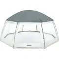 Bestway Pavillon für runde Pools 600 x 295 cm als Sonnenschutz