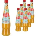 Mautner Sirup Orange-Mango 0%, ohne Zucker, für ca. 29L Fertiggetränk, je 700ml, 6 Flaschen