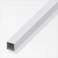 alfer Vierkantrohr 1 m, 15 x 15 x 1 mm Aluminium eloxiert silber